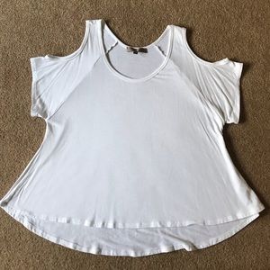 Red 23 Cold Shoulder Top